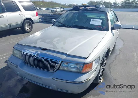 2001 Mercury Grand Marquis Gs z USA, uszkodzony, nr VIN 2MEFM74W81X690667